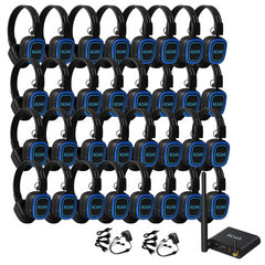 Roar 32 Way Silent Disco System Premium Headphone USB-C Charging Bluetooth Battery