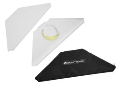 Omnitronic Eckplatten inkl. Tasche für mobilen DJ-Ständer weiß