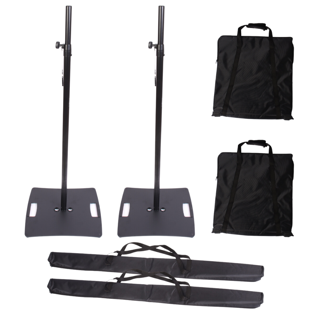 Thor Stand 2x Thor SPS006 Heavy Duty Speaker Stand XL Square Base 2.4M – Simply ...