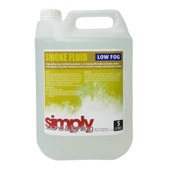 Simply Sound & Lighting High Quality Low Smoke Fluid (5L)