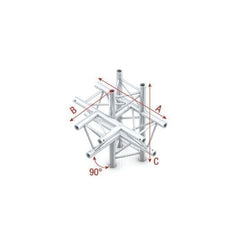 Milos T-Cross + up/down 5-way Pro-30 Triangle G Truss