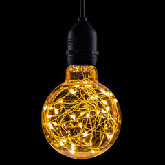 Lampe LED Prolite G95 BC Poly Star en polycarbonate, 1,7 W, blanc chaud