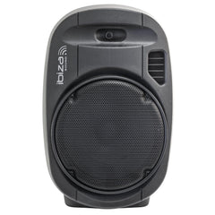 Ibiza Sound PORT15UHF-MKII Tragbares Soundsystem 15 Zoll/38 cm mit Bluetooth und 2 UHF-Mikrofonen
