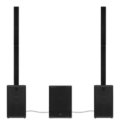 2x RCF Evox J11 Active Column Speaker & SUB 15-AX 9200W PA System