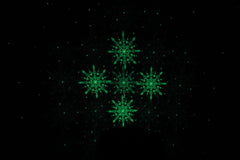 QTX Butterfly Effect : 3-in-1 LED & Laser Effect Light