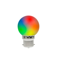 Prolite 0,5 W LED-Golfballlampe aus Polycarbonat, BC RGB-Farbwechsel