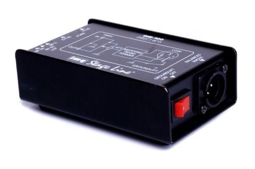 IMG Stageline DIB-100 DI Box Direct Band Stage Studio Passive Heavy Du ...
