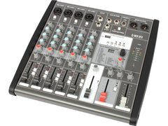 Q-MIX 6FX 6 Channel Mixer with FX and USB