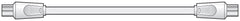 AV:Link Coaxial plug to plug lead 10.0m