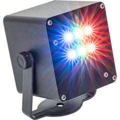 Ibiza TINYLED-RGB-STROBE Batterie de poche 6x 1W RGB LED Effet de lumière Effet stroboscopique