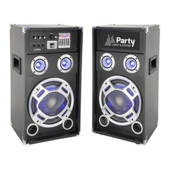 Système audio Ibiza Party Karaoké 12" 600W