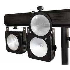 2x JB Systems COB-4BAR Parbar 4x 36W COB TRI LED BAR avec étui