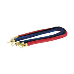 Showgear Velvet Rope, Black, Gold Hook