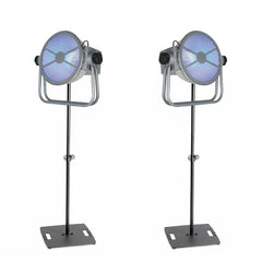 2x Showtec Vintage Blaze 33" Retro inc. Gravity Stands