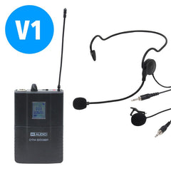 W Audio DTM 600BP Add On Beltpack Kit CH38 UHF Lapel Headset