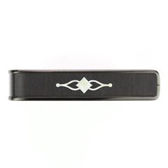 Thalia Taylor Black Chrome Finish Capo - 300 Series Gemstone Fingerboard Marker