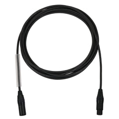 eLumen8 50m Neutrik XLR Male - XLR Female Microphone Cable, Black