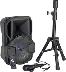 Party Mobile8 Set Active Speaker 8" 200W inc Stand + Microphone