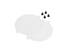 8x Spot Eurolite LED IP PAR 7x10W RGBL avec Flightcase