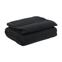 LEDJ 2 x 4m Black Serge Drape