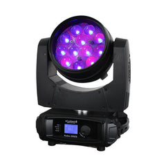 4x eLumen8 Kudos 250ZS 12 x 15W RGBW LED Moving Head Zoom Wash inkl. Gehäuse