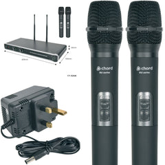 Chord NU20 Système de microphone portable double UHF