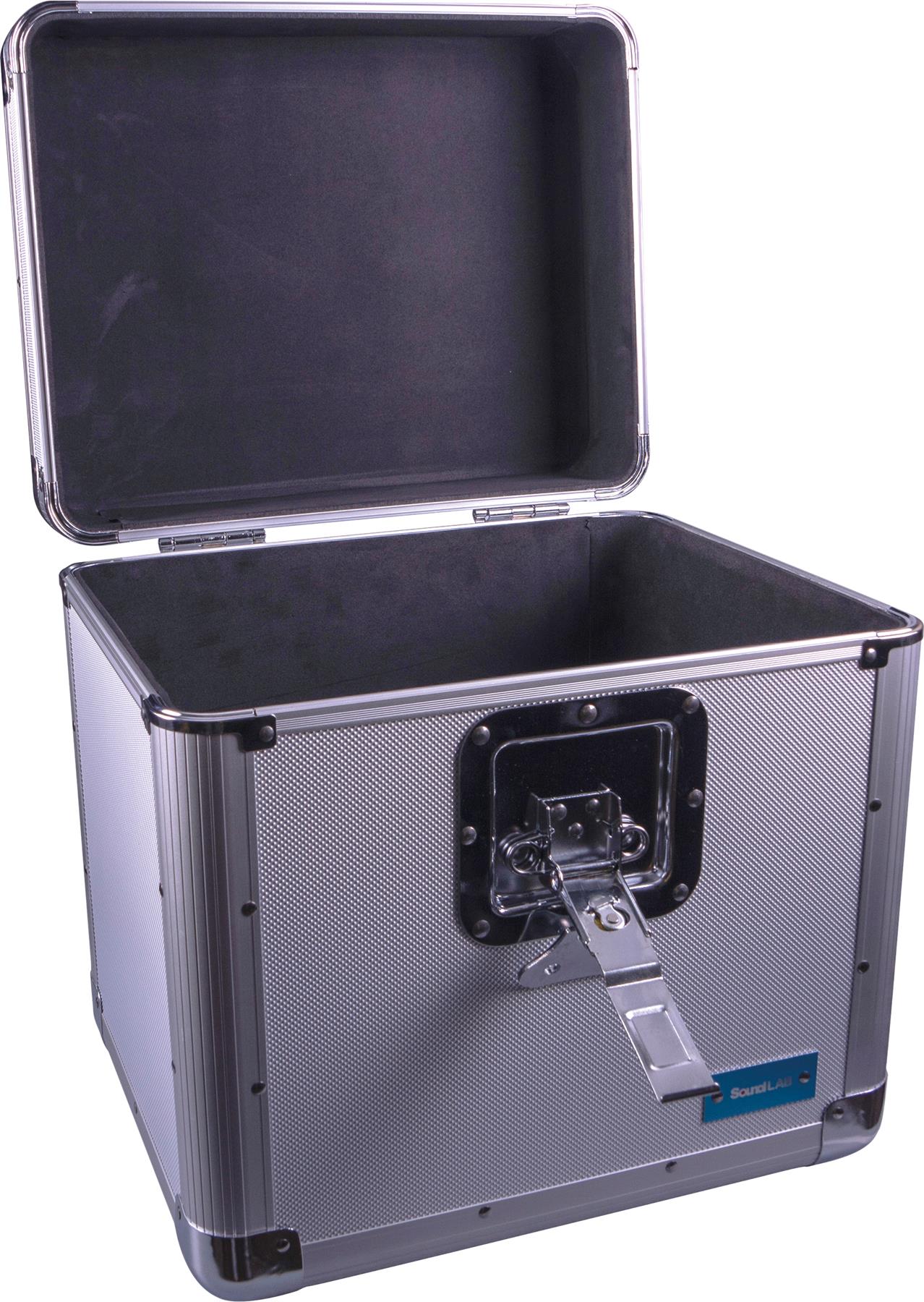 Music Computer Case Soundlab Euro Style Album Case Holds 70 Records Silver – Simply Sound ...