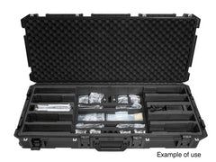 Roadinger Plastic Case for 4x Eurolite AKKU IP Pixel Tube 360° CRMX