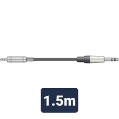 Chord Câble audio classique Jack 6,3 mm - Jack 3,5 mm 1,5 m