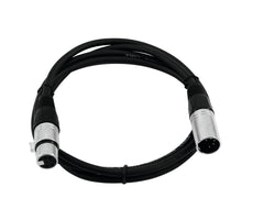 Câble XLR Omnitronic 5 broches 1M noir