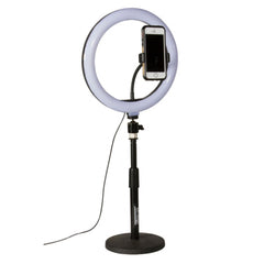 On-Stage LED Ring Light Kit for Performer Band Filming Streaming