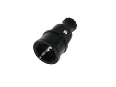 Pc Electric Safety Connector Rubber Bk