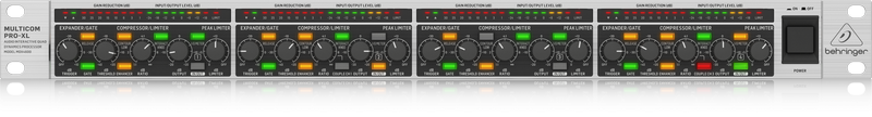 Behringer 4-Channel Expander/Gate/Compressor/Peak Limiter Dynamic Enha ...