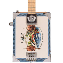 Lace Electric Cigar Box Guitar - Gone Fishin' - 3 String