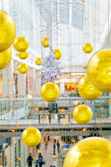 FXLAB Boule à facettes dorée 50 cm