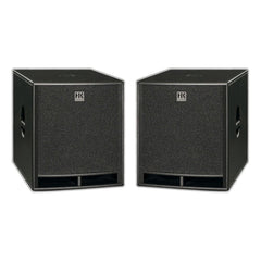 2 x HK Audio Premium PRO18 Passive 1 x 18" Subwoofer 2000W DJ Disco PA