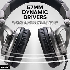 Gemini DJX-500 Professional DJ Headphones