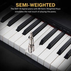 Donner DEP10 - 88 Keys Digital Piano with Stand