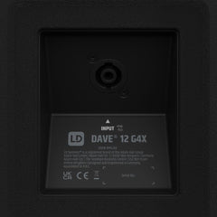LD Systems DAVE 12 G4X Kompaktes 2.1-PA-System mit eigener Stromversorgung