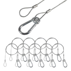 8x Pulse Galvanised Wire Safety Bond, 2mm x 750mm Safety Chain
