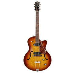 Godin 5th Avenue  Semi Acoustic Guitar - Cognac Burst Kingpin Ii P90
