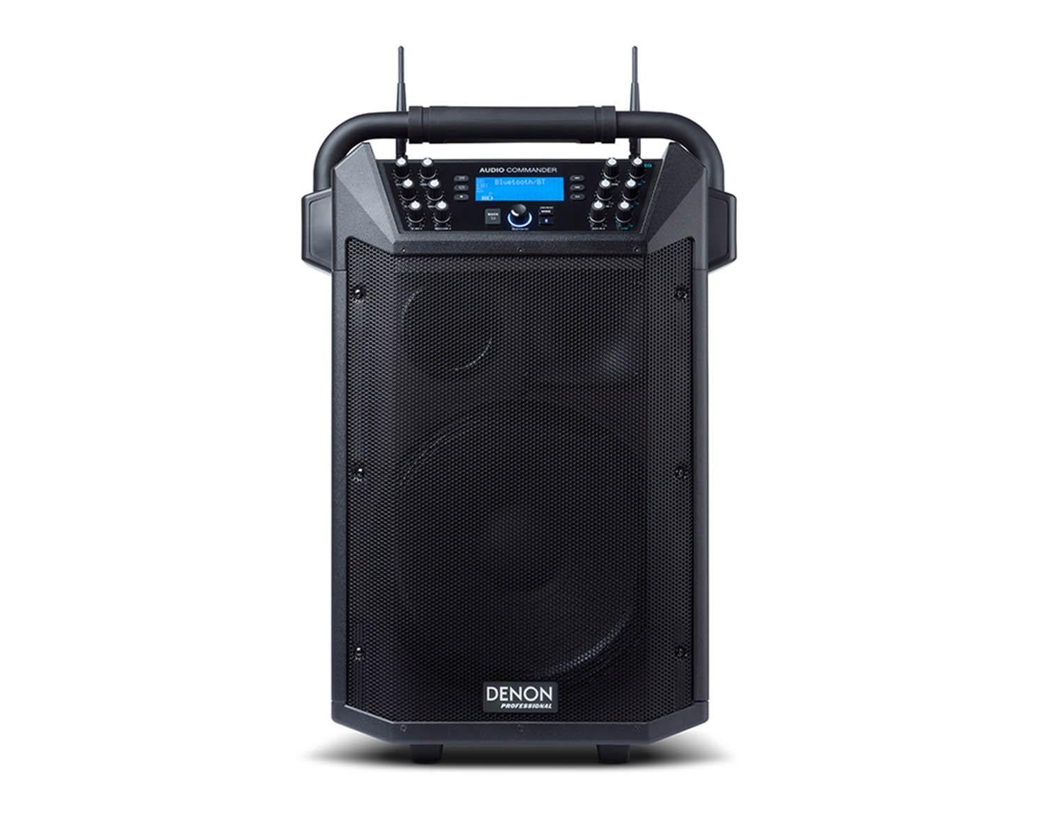 Sound Commander Denon AUDIO COMMANDER All in One Compact PA Battery Sound System ...