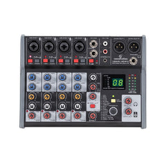 Soundsation MIOMIX 404FX 8-Kanal-Audiomischer, digitaler Effekt-Notizblock-Mixer *B-Ware