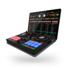 Reloop Ready tragbarer Performance-DJ-Controller inkl. DSM-3 BT-Monitorlautsprecher