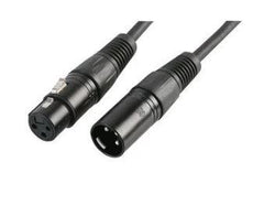 Pulse 2M DMX Cable Lead 3p XLR High Quality inc Velcro Tie