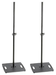 2x supports d'éclairage à base carrée Gravity LS331B