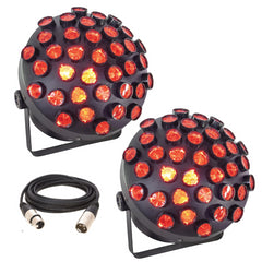 2x AFX Mushroom 2.0 DMX LED Effect Disco Light