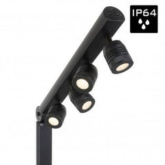 Briteq BTI-AKKUPOLE BLACK Outdoor Battery LED Lighting Pole Wireless DMX