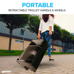 Gemini Sound GSW-T1500Pk Portable Water Resistant Wireless Bluetooth Speaker *B-STOCK*