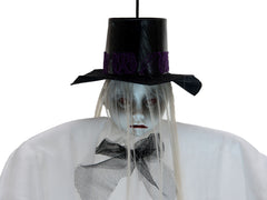 Europalms Figurine Halloween Femme Avec Chapeau, 70Cm